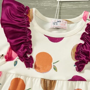 Apple Picking Party - Girl Infant Romper