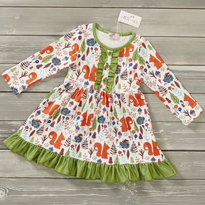 Squeaky Squirrel - Girl Dress